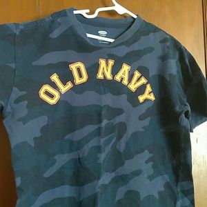 Old Navy Shirts & Tops - Blue camo Old Navy Tshirt Old Navy Shirts & Tops - Blue camo Old Navy Tshirt